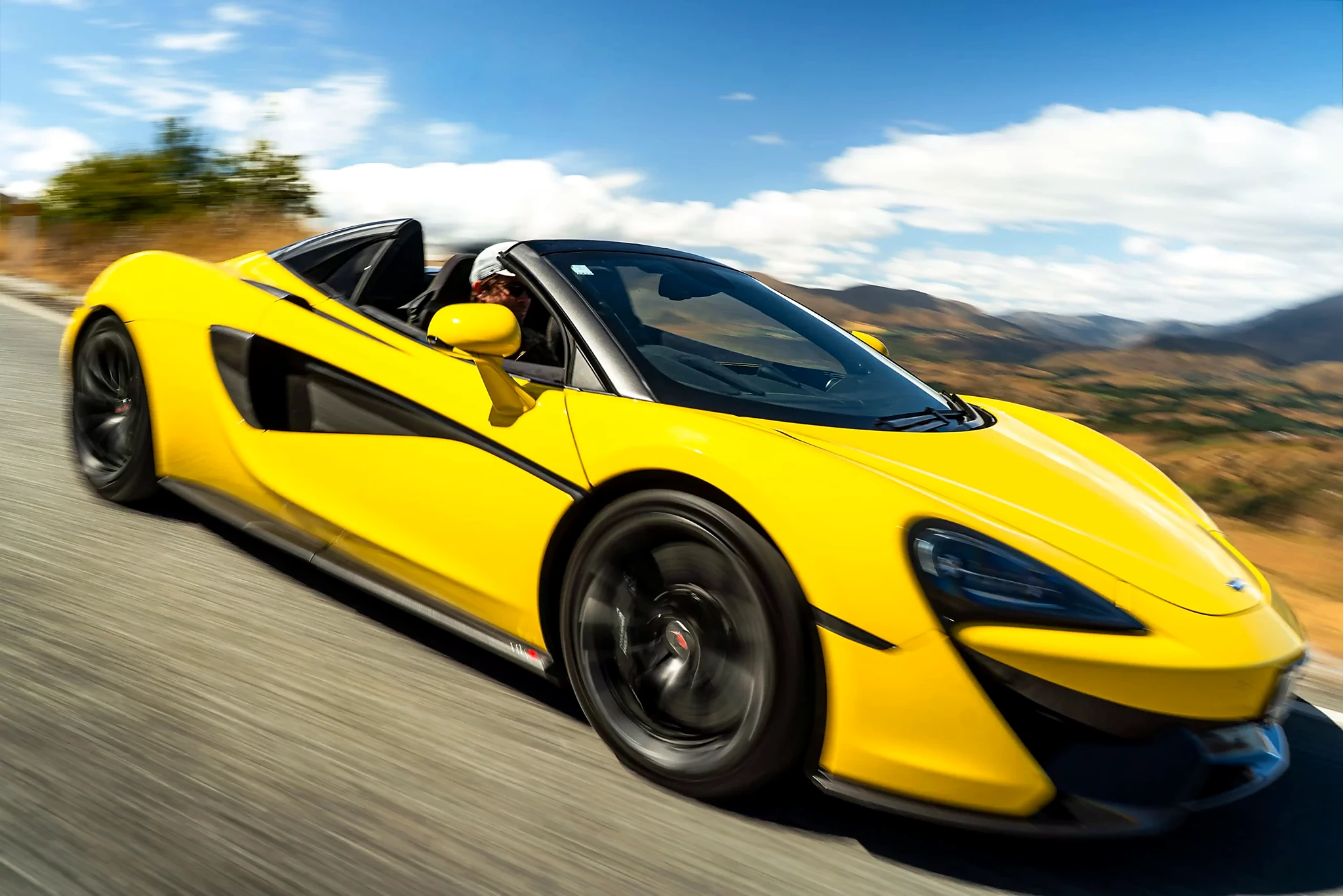 Performance car hire Queenstown - McLaren 570s Spider