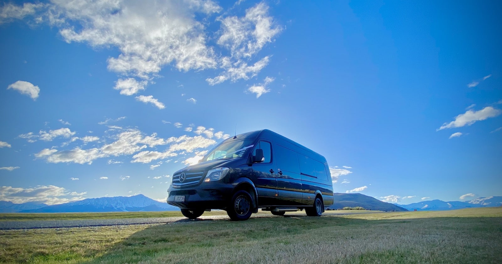 Queenstown wedding guest transport by luxury minivan