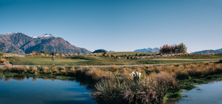 Millbrook Resort golf course landscape near Queenstown